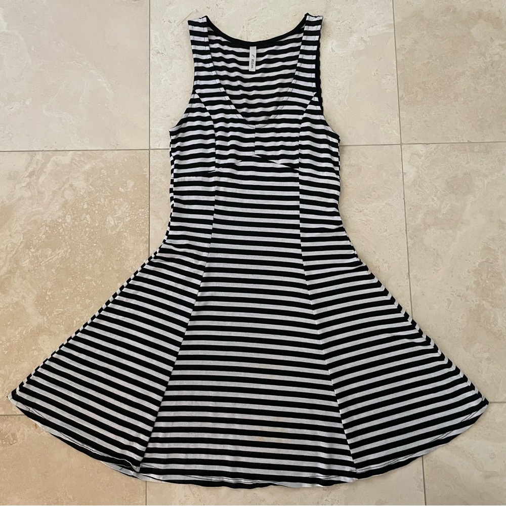 Striped mini dress